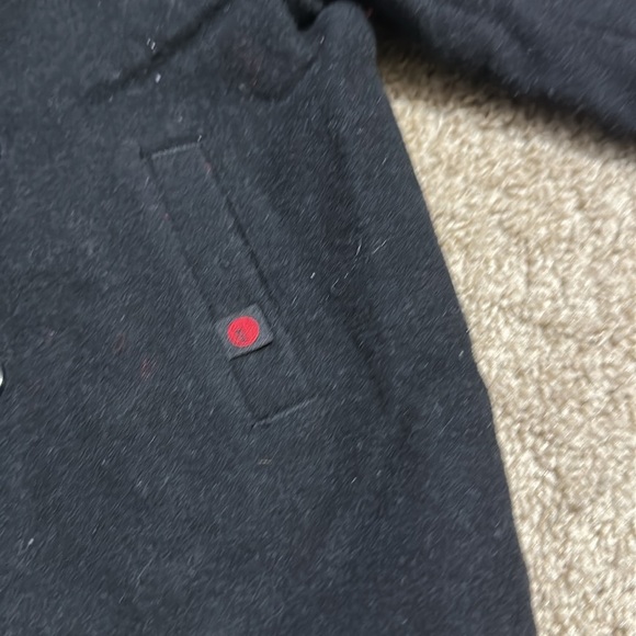 Gymboree Black Wool Blend Pea Coat 18-24 Months - Picture 3 of 6